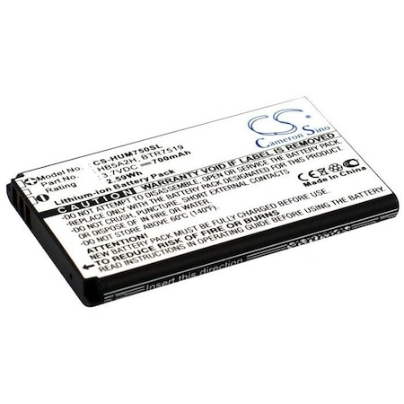 Bsc Preferred MTC Android Evo 700mAh Mobile Phone Replacement Battery CS-HUM750SL.4